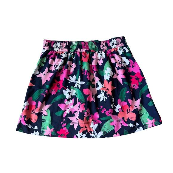 SPEEDO workout/Swim skirt/skort; size Medium, built-in shorts, Floral Print - Picture 1 of 7